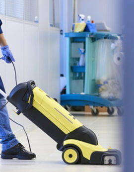 Limpieza con máquinas