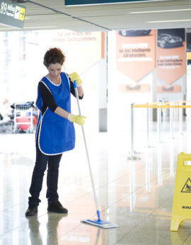 barrido plazas comerciales